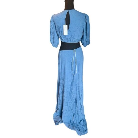 Reformation Tory Maxi Dress in Morning Glory Cut-Out Maxi Dress - Picture 3 of 6